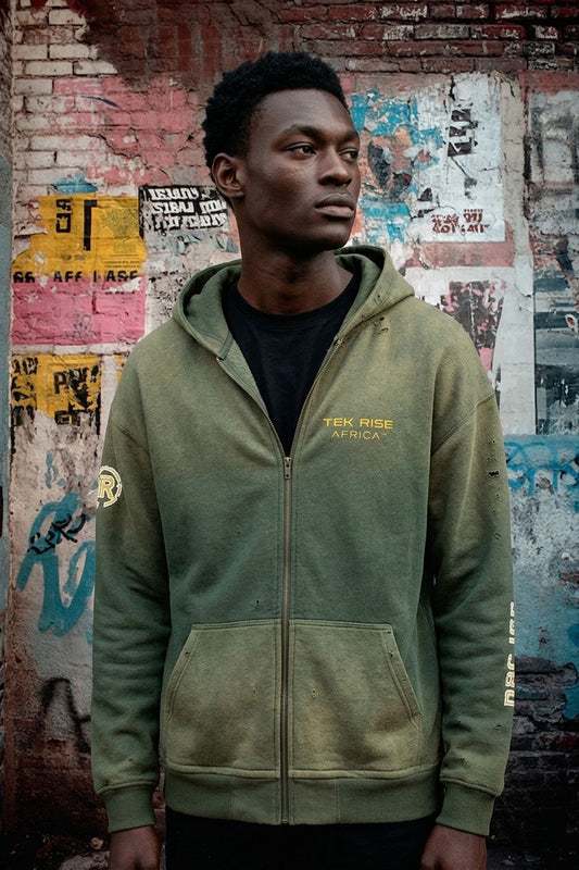 TR Forest Legacy -zip Hoodie-Green