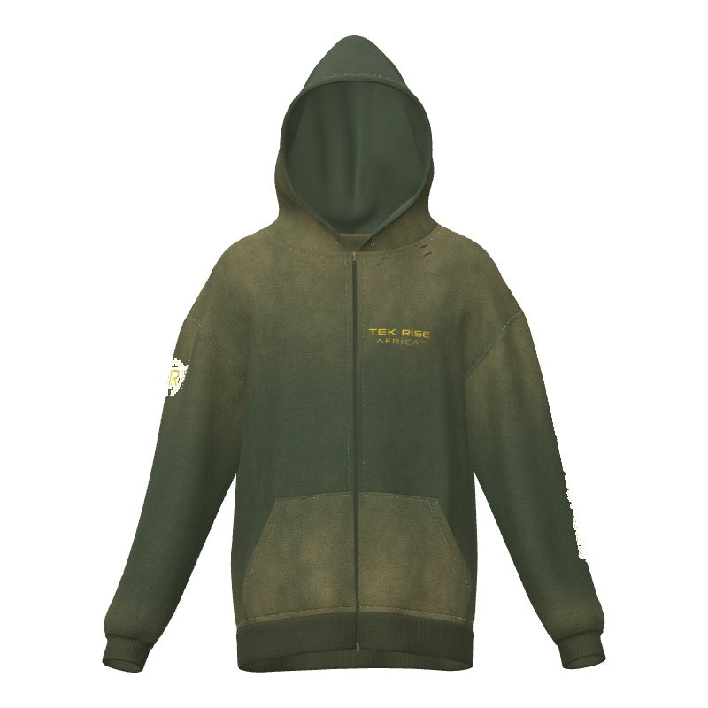TR Forest Legacy -zip Hoodie-Green